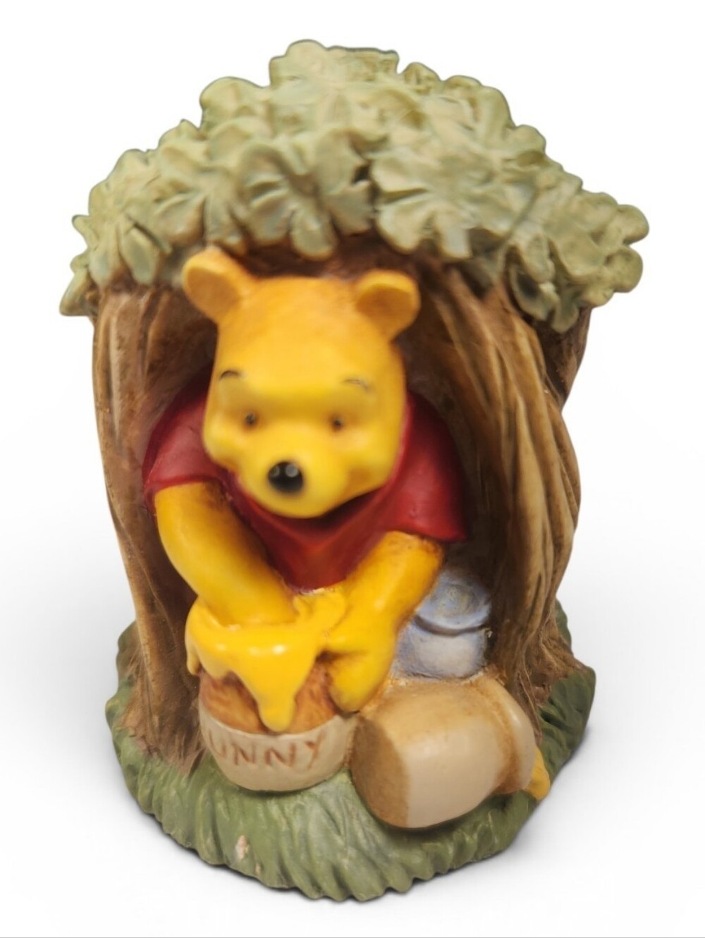 Lenox Disney Winnie the Pooh Hunny Pot Mini Figurine Tree Hollow
